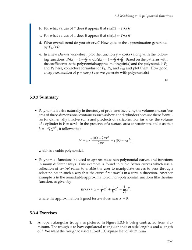 Active Preparation for Calculus - Page 257